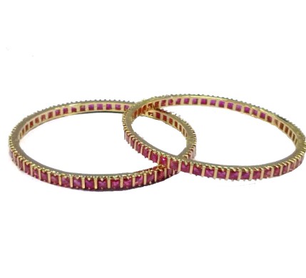 .585 Gold Ruby Bracelet